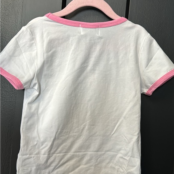 NWT lola and the boys RAINBOW PEARL PATCH T SHIRT size 2 (fits like a 4) - Picture 6 of 6